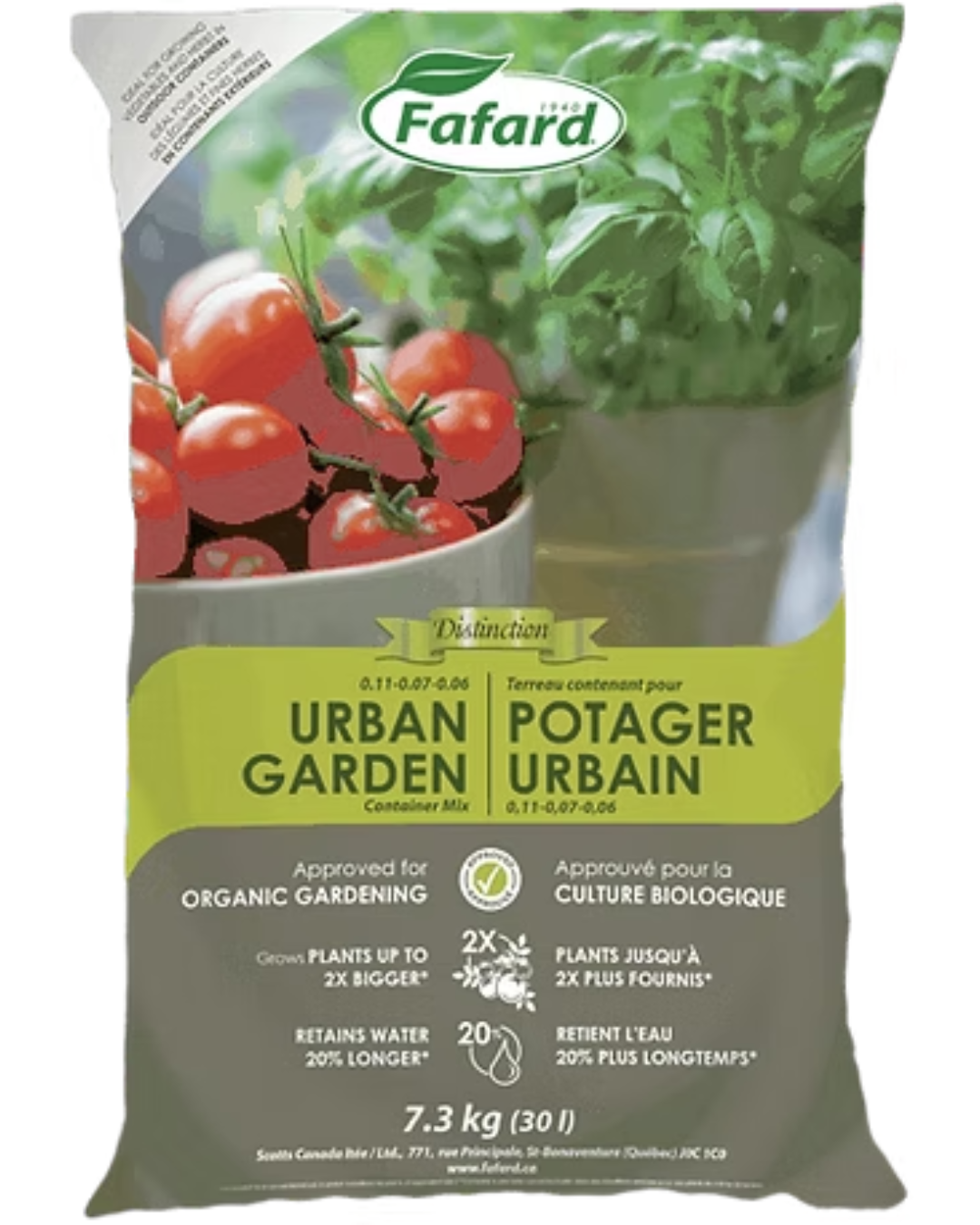 Fafard Urban Garden Organic Container Mix 25L