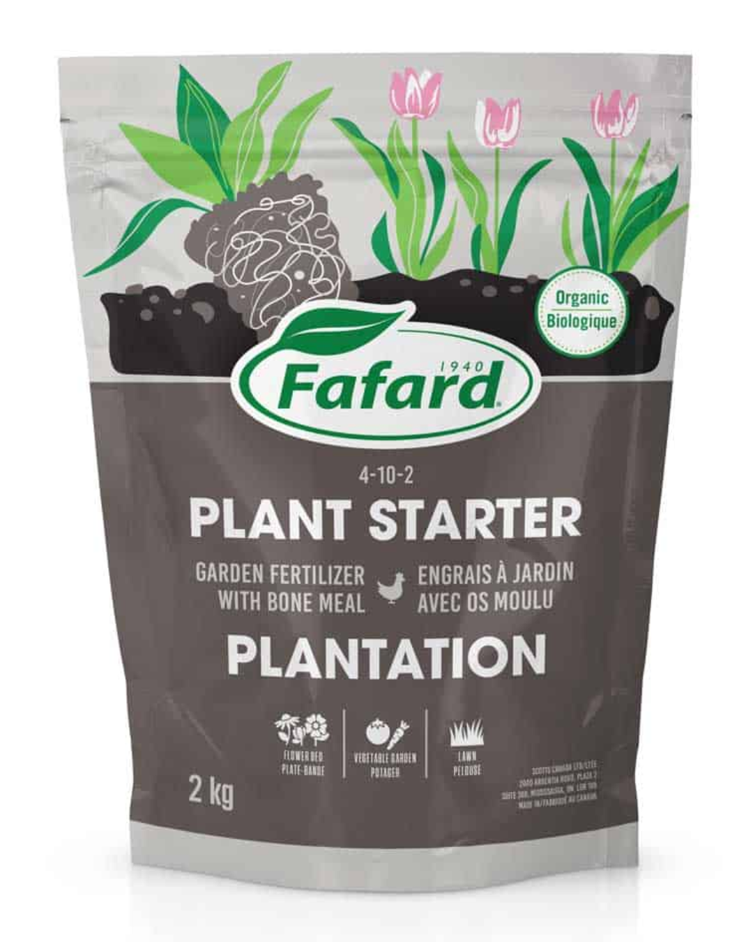 Fafard Plant Starter 4-10-2 Fertilizer with Bone Meal – 2 kg