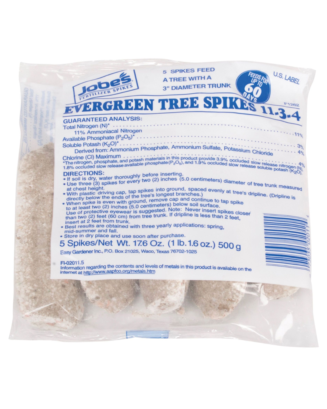 Jobe’s Evergreen Fertilizer Spikes (5 Spikes)