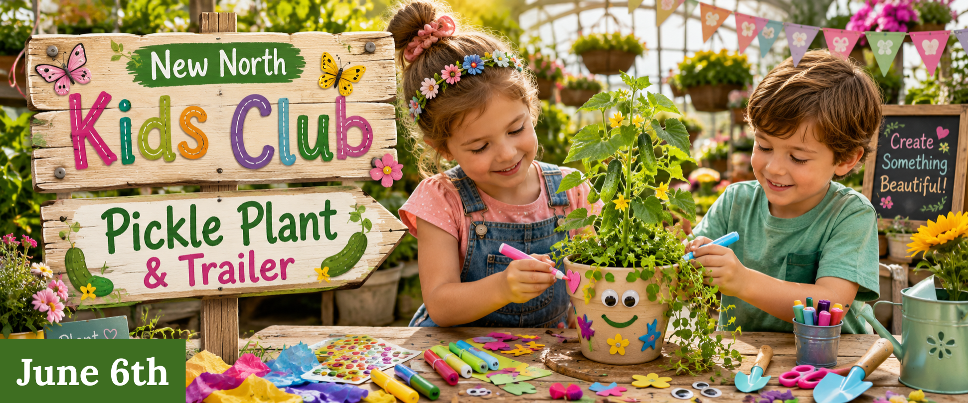 Kids Club: Pickle Planting June 6th 10:30am
