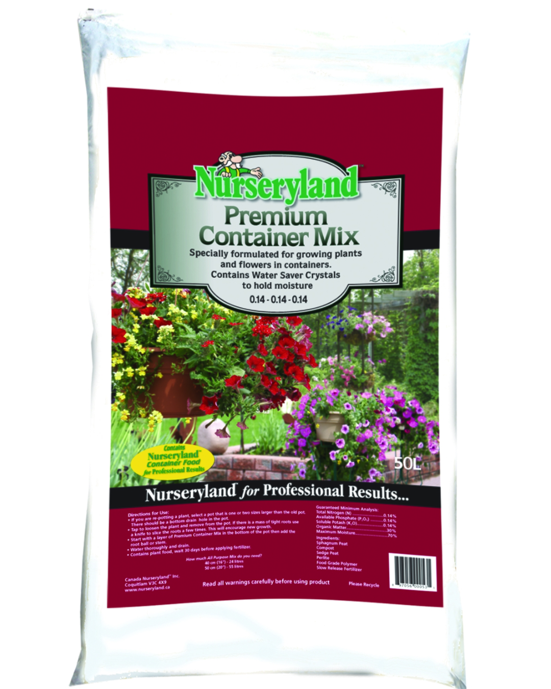 Nurseryland Premium Organic Container Mix 25L