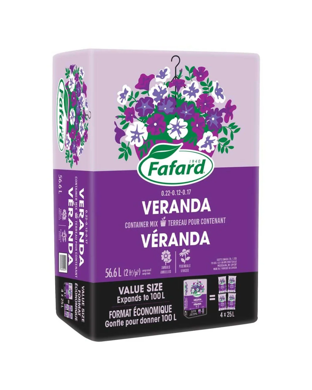 VERANDA® Container Mix – 56.6L by Fafard