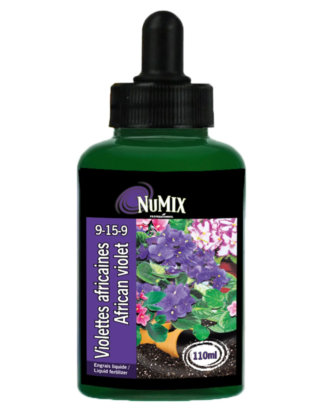 NuMix African Violet Liquid Plant Food 9-15-9 (110ml)