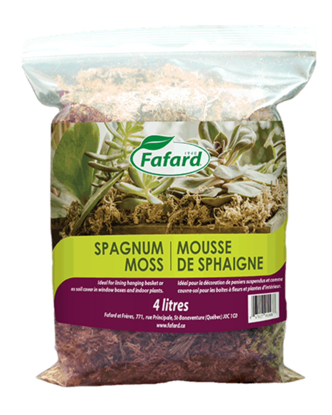 Fafard Sphagnum Moss (4 L Bag)