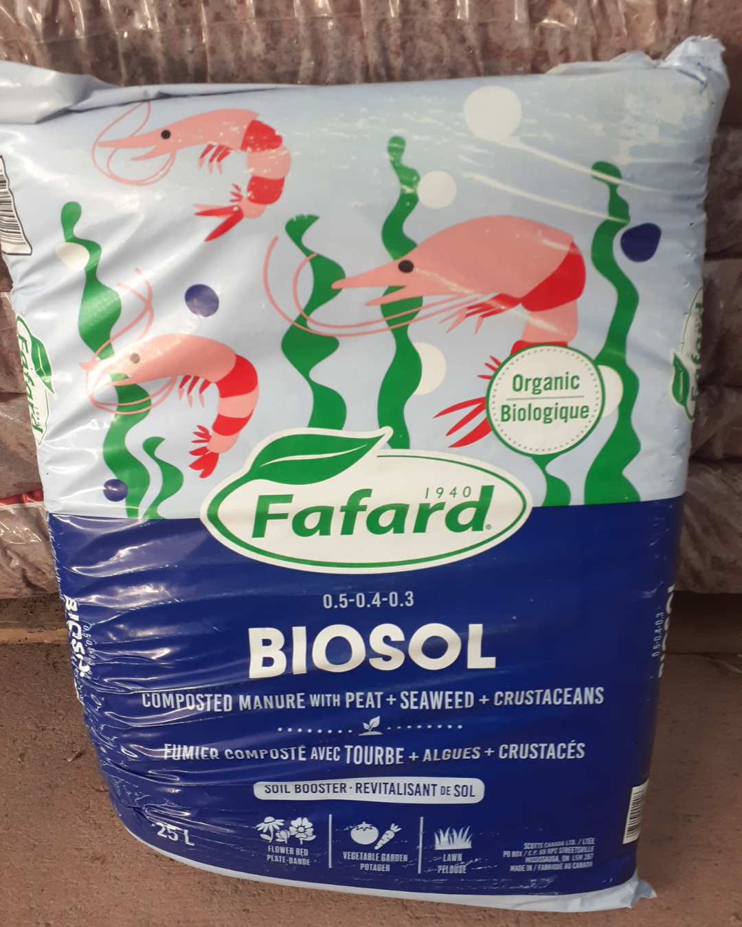 Biosol Sea Compost With Peat, Seaweed & Shrimp 25L