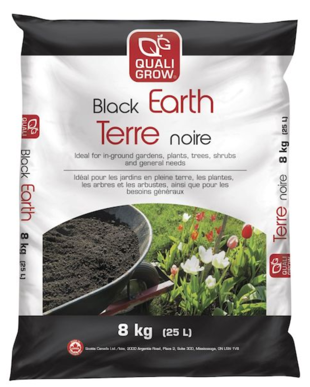 Quali Grow Black Earth – Rich Garden Soil (25 L)